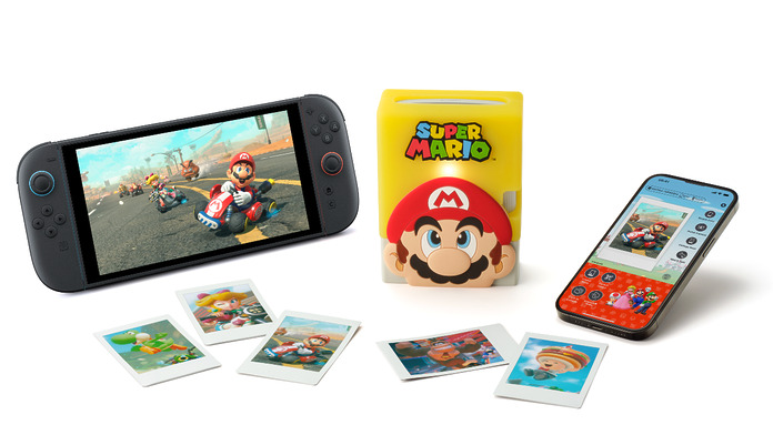 instax_mini_link3_mario_01 邊玩邊印!instax mini Link 3「Super Mario 問號磚」保護套特別套裝登場