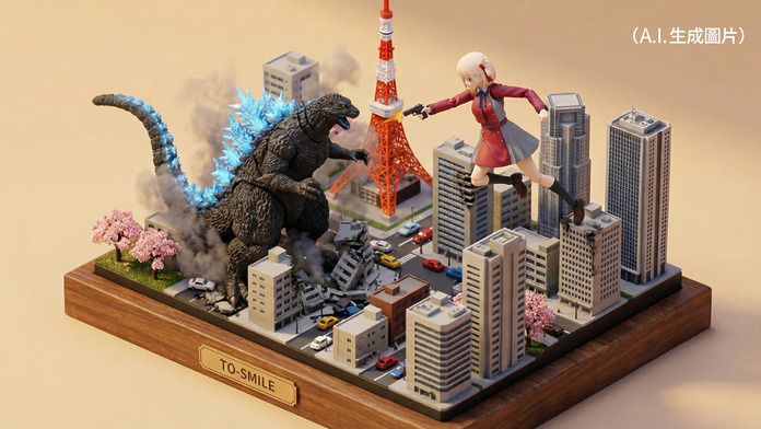 toho-collaborate-with-good-smile-company-form-joint-venture-to-smile-co-ltd-01 東寶,Good Smile Company,哥斯拉,錦木千束,To-Smile 株式會社