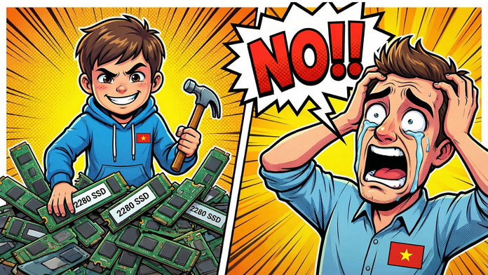 貴重物件要放好　百厭星摧毀 25.6TB SSD 😰