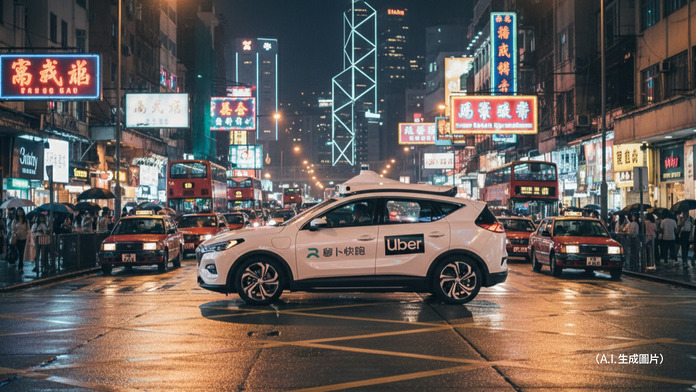 Uber 計劃年內在港試推自動駕駛的士　可能用蘿蔔快跑車輛