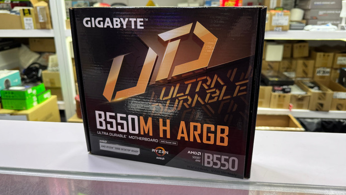 pc-walker-20260214-computer-hardware-renaissance-gigabyte-new-am4-motherboard-arrived-01 GIGABYTE B550M H ARGB 主機板