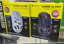 【場料】添食窿窿鼠 加藍牙電量更持久 Sabre V2 Pro Wireless MG