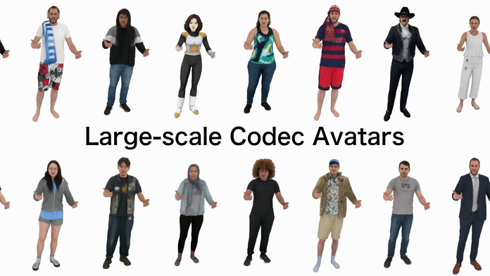 Meta Codec Avatars Lab,Large-scale Codec Avatars