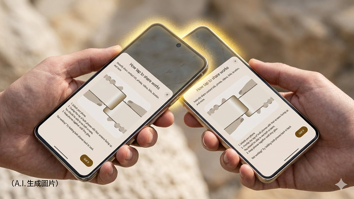 google-android-tap-to-share-feature-ui-revealed-01 Android 版 NameDrop Tap to Share 介面曝光