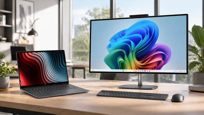 HP OmniBook Ultra 14 與 OmniStudio X 27