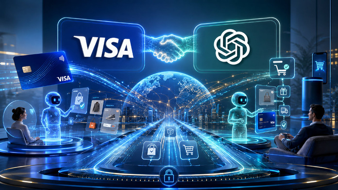 Visa 與 OpenAI 結盟　推動 AI 代理商務時代來臨