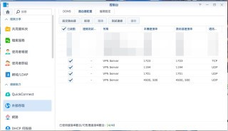 在「外部存取」的「路由器設置」頁就可以透過 uPnP 設置必要的通信埠轉送