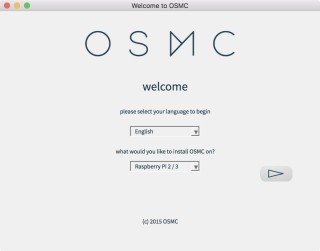 1. 由於 OSMC 的字型問題，所以一定要選擇 English 。