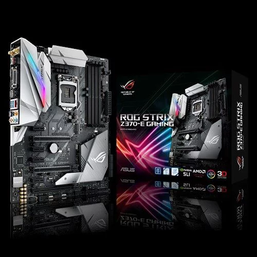 ASUS 產品經理表示其實 Z370 並非針對 Z270 顧客。圖為 ASUS ROG STRIX Z370-E 主機板。