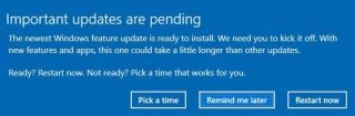 如果你開啟了自動更新，當 AI 判斷你的電腦可以安全更新的話，會透過 Windows Update 將更新檔下載到你的電腦，完成後就會彈出這個通知框讓你選擇更新時間。