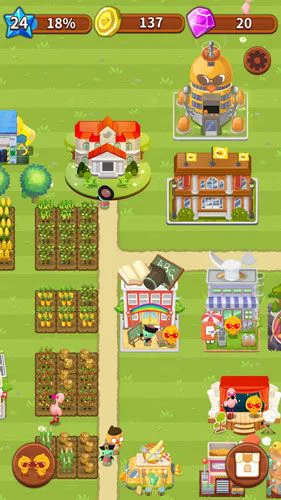 如一般農場遊戲一樣要種瓜種菜嚟完成任務、擴充小島規模。