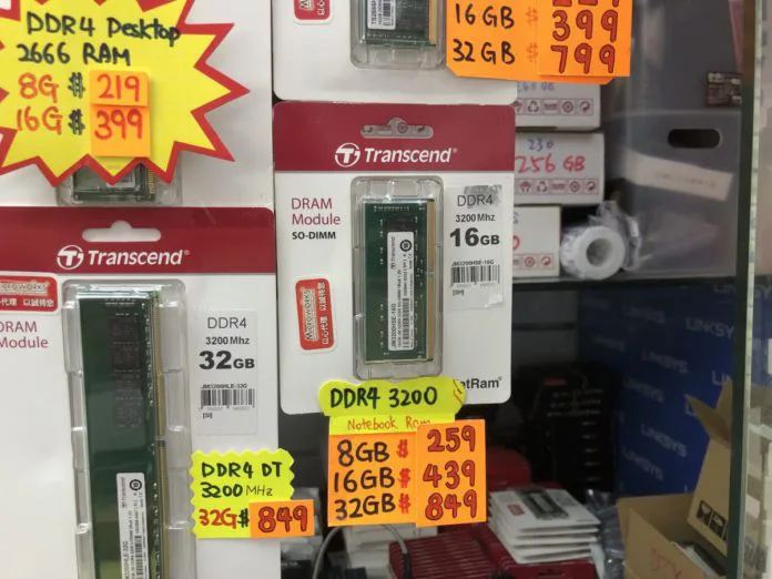 3,600MHz DDR4都開始減價，相信離高速RAM普及應該都不遠了。