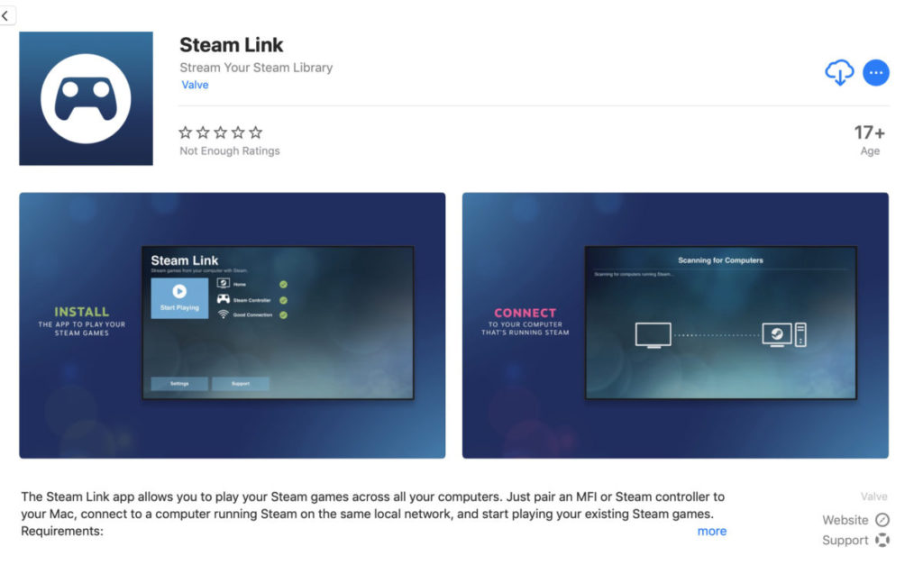 Steam Link 正式登陸 macOS 平台