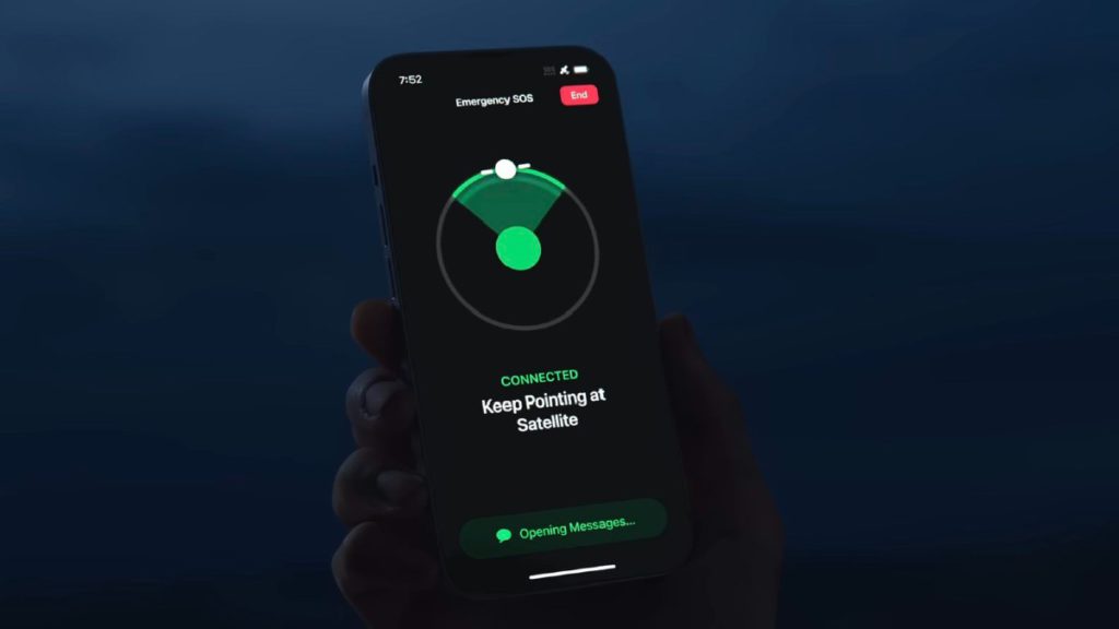 現時 iPhone 的衛星通訊主要作救求用途。