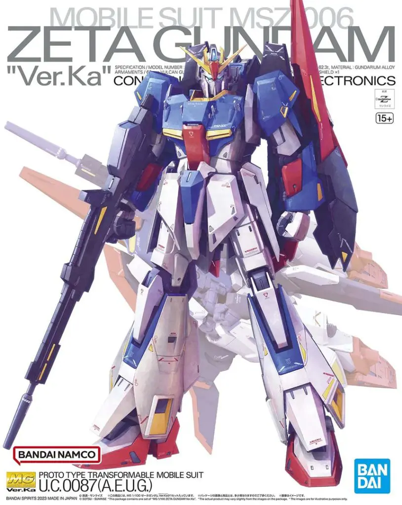 板件開模意外簡潔MG Zeta Gundam Ver.Ka 開箱- PCM