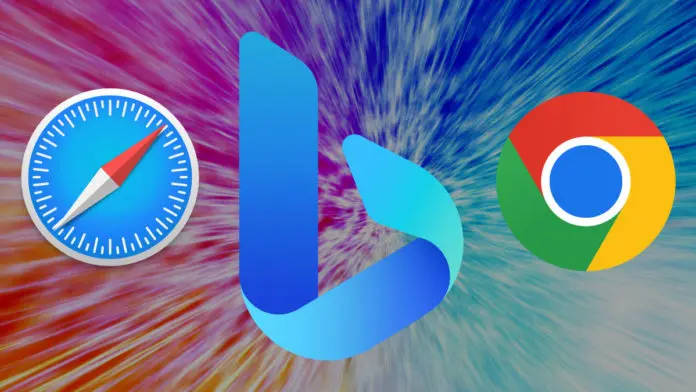 Bing AI, Google Chrome, Apple Safari