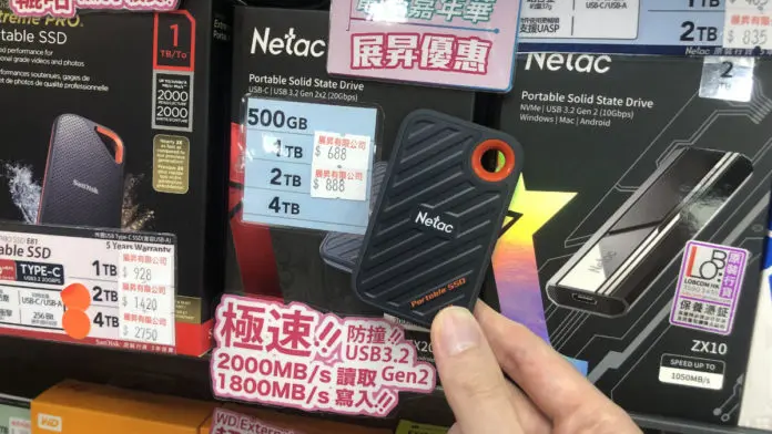 場料】又快又細外置SSD 大容量20Gbps 2TB 再創新低- PCM