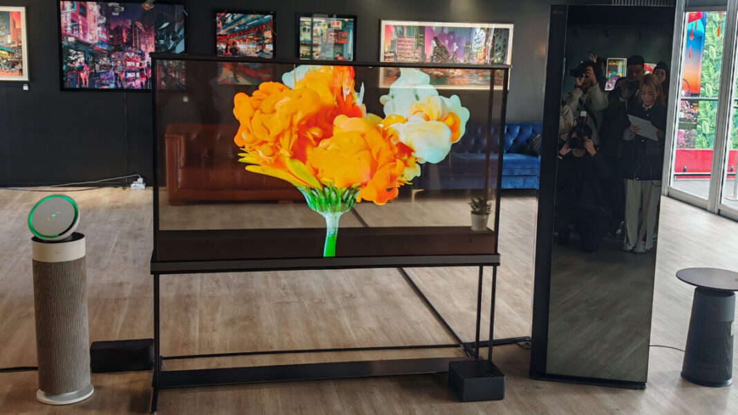 全球首款透明真無線 4K OLED 電視 LG SIGNATURE OLED T 登場 - PCM