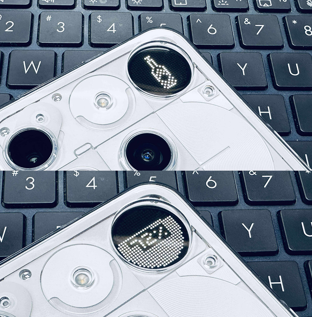 Nothing Phone (3) 特別在機背加入 Glyph Interface 及 Glyph Toys 功能,能透過光效提示來顯示電量、時間、手機音量、來電通知等資訊