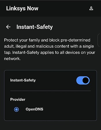 Instant-Safety 自動過濾不當網頁。