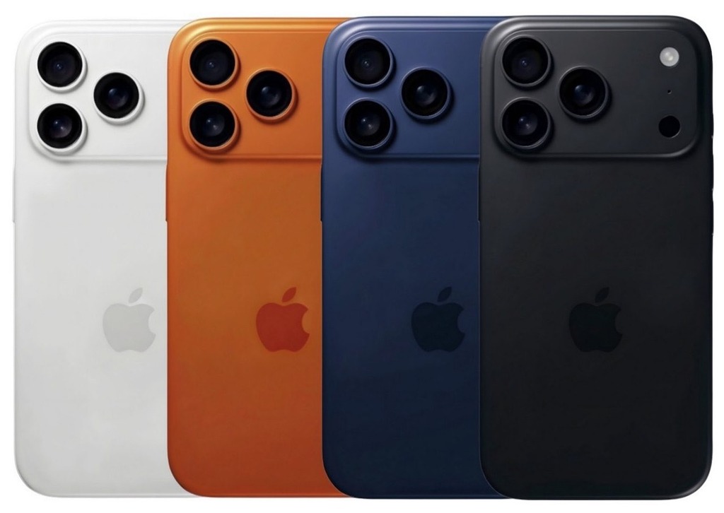 iP17 Pro 全部顏色一覽。