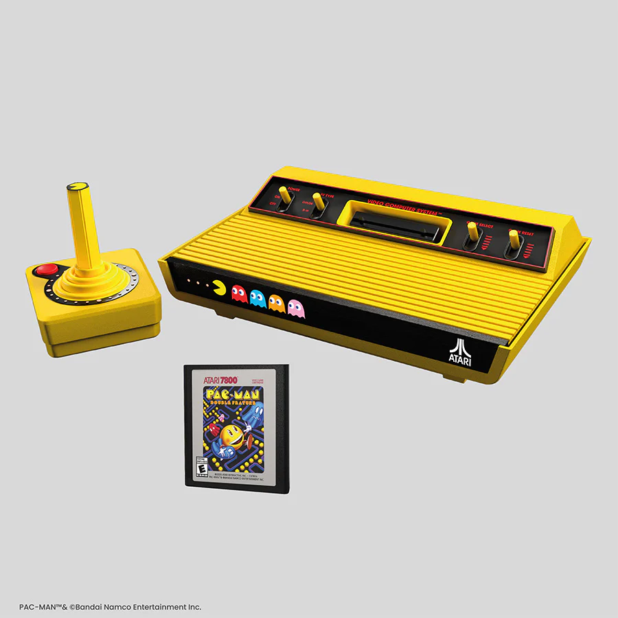 官網上也有一款 Atari 2600 x Pac-Man 復刻版主機連遊戲套裝可能更值得入手。