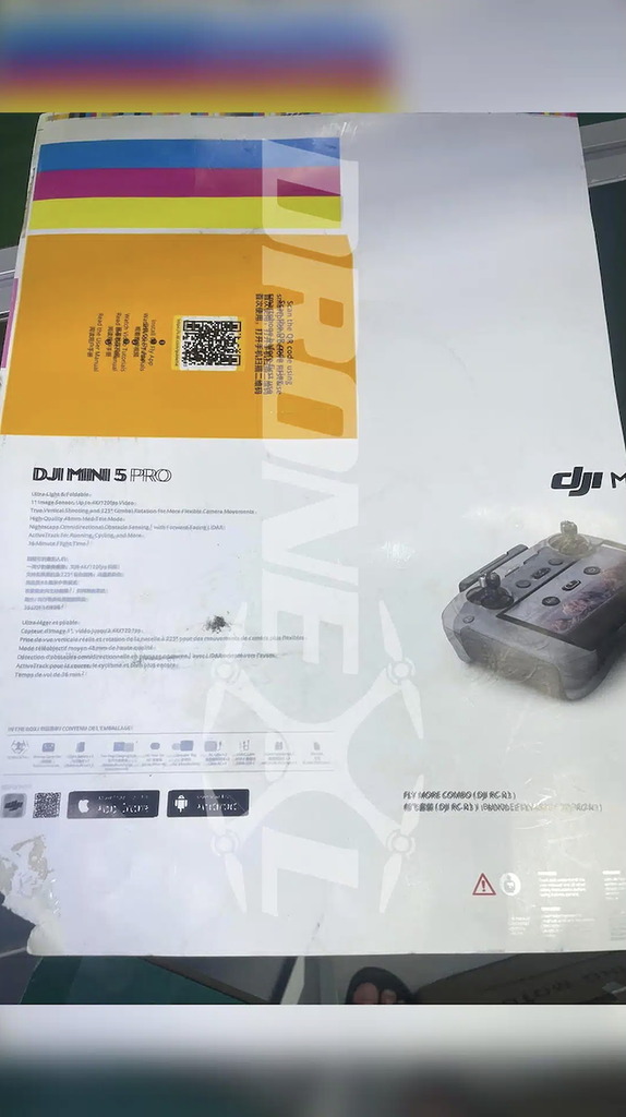 今次有關 Mini 5 Pro 流出的消息,是來自一張聲稱誤印的包裝盒。