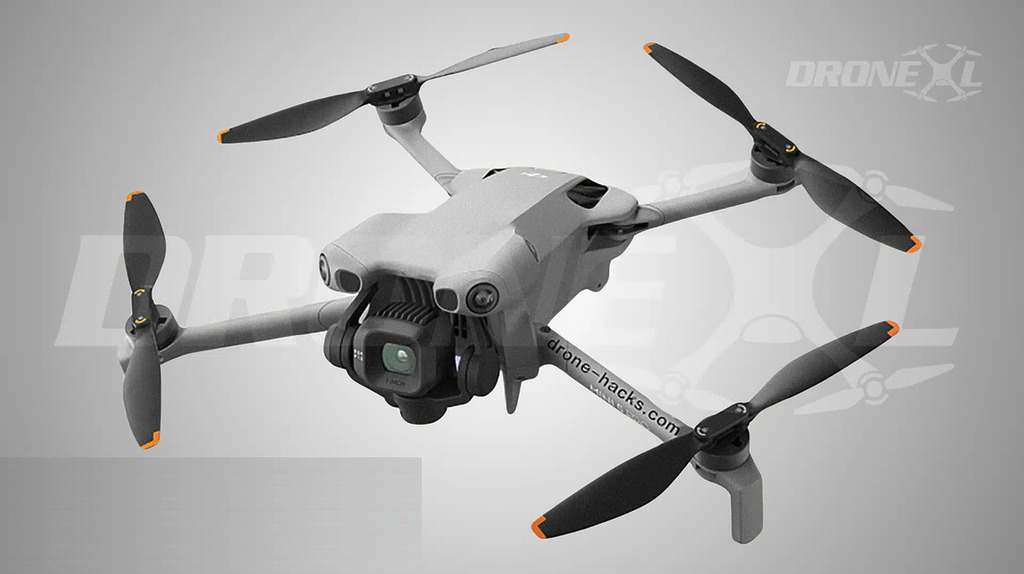 而來自 Drone-hacks 最新流出的 Mini 5 Pro 相片可見,新機機頭設計頗為不同,是否能維持在 249g 以下就有待確定。