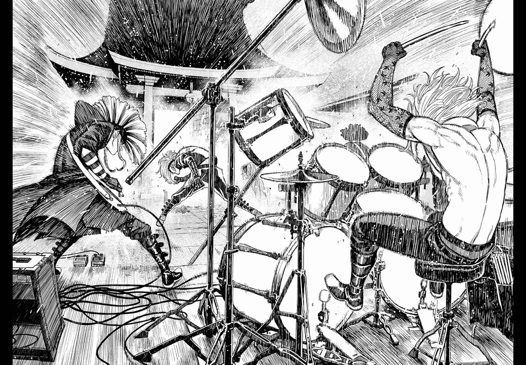 原作的故事情節本身就有向「X JAPAN」致敬之意。