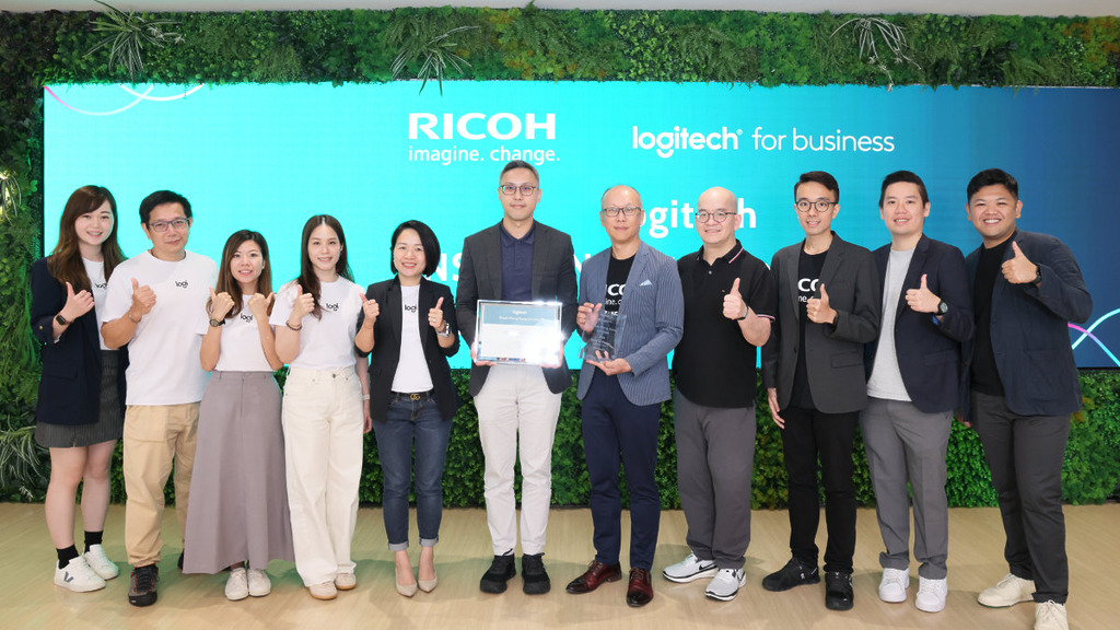 理光香港榮獲 Logitech 亞太區最佳解決方案夥伴 推出會議室管理方案助企業實現輕資產策略