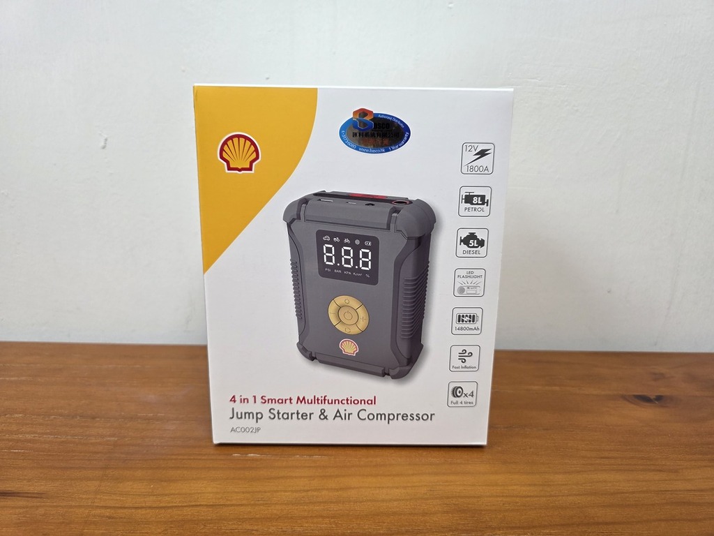 SHELL SL-AC002JP 加強版四合一專業過江龍加胎氣電池