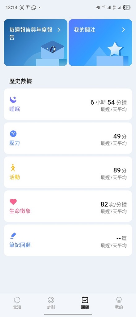 簡單一點可以查看 7 日平均數據。