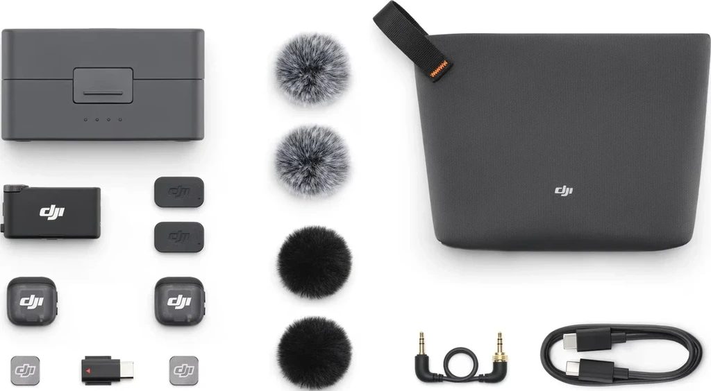 DJI Mic 3 套裝(2 發 1 收)內容