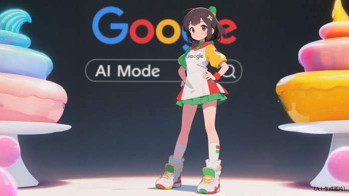 Google 搜尋 AI Mode 擬人化
