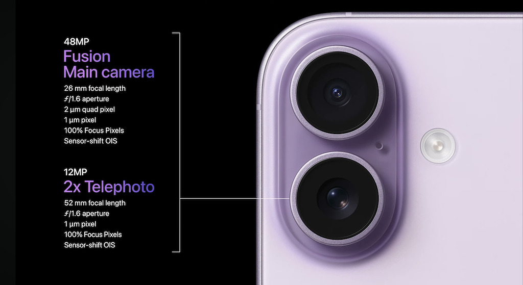 48MP 的 Fusion 主鏡備有 Sensor-shift OIS 光學防震功能。