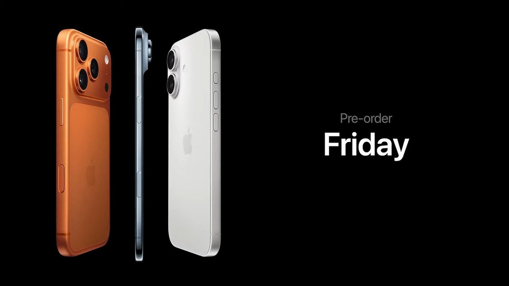 iPhone 17 系列和 iPhone Air 都會在今晚 8 時開始接受預訂。