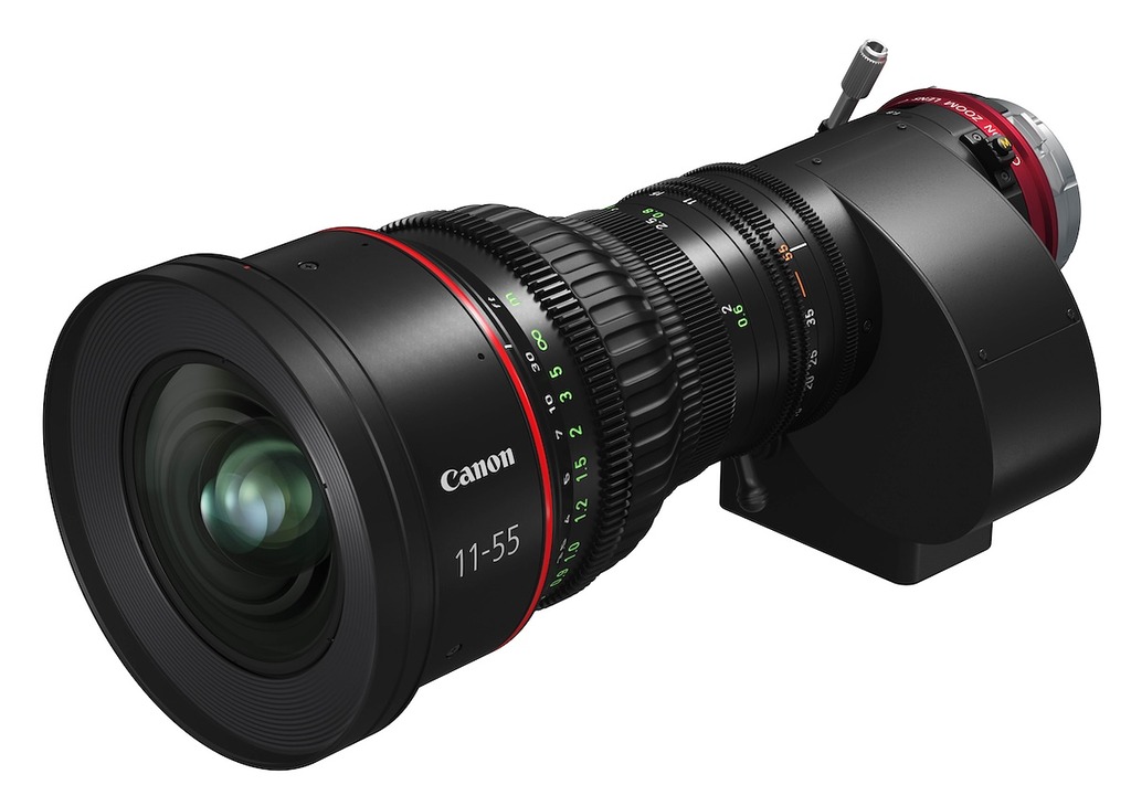 Canon 同時推出 CN5 x 11 IAS T 廣角變焦電影鏡頭。