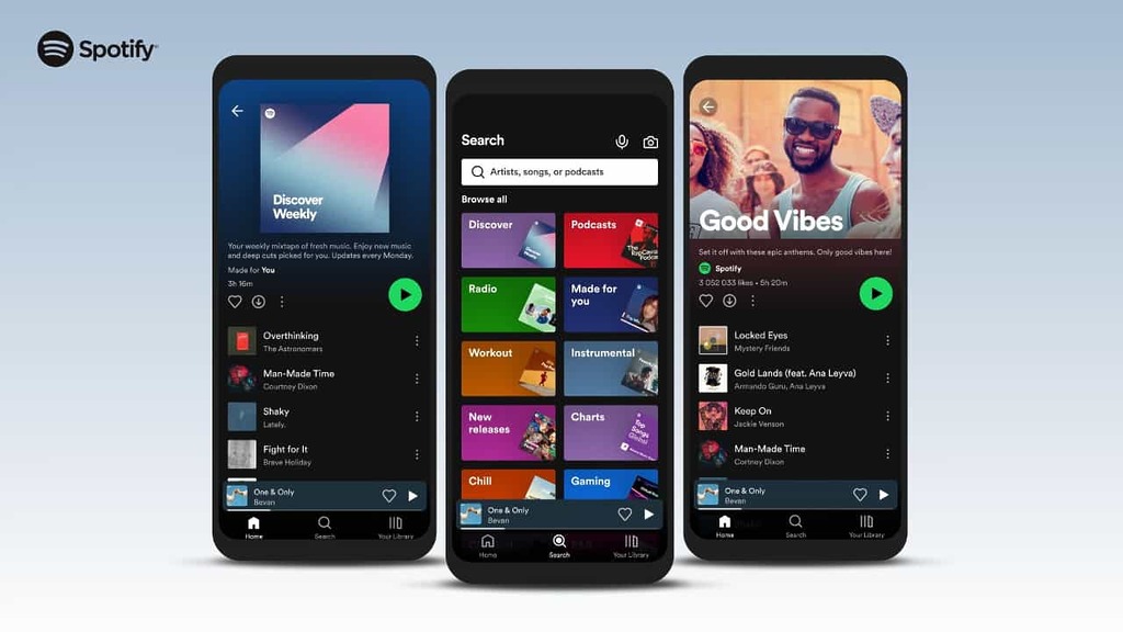 Spotify 會為免費開放隨選即播、搜尋即播和分享即播等功能,但廣告仍不會減少。另外免費版用戶的點播次數仍有限制,無法在短時間內大量隨意點歌⋯⋯