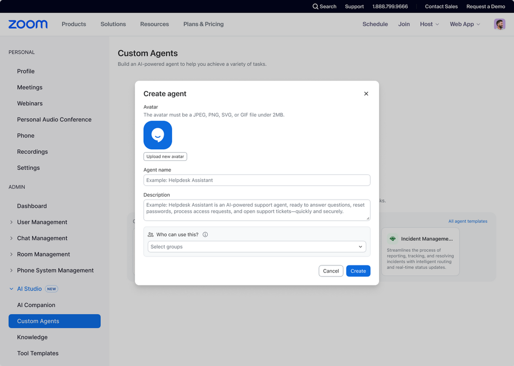 Custom AI Companion 讓用戶經低程式碼工具自訂 AI 代理。