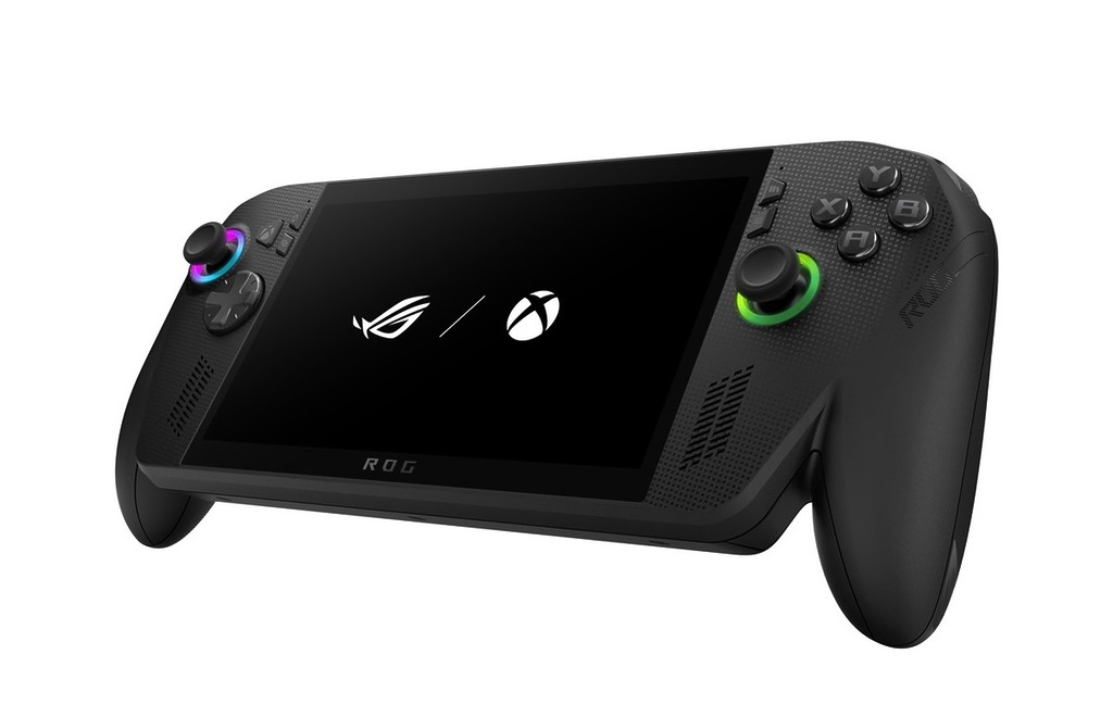 ASUS ROG Xbox Ally 與 Xbox 深度聯乘，機身沿用 Xbox 手掣的人體工學設計，手感實在。