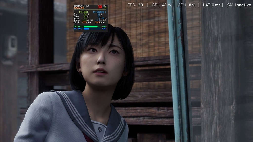 過場動畫只會鎖 30FPS，有點可惜。