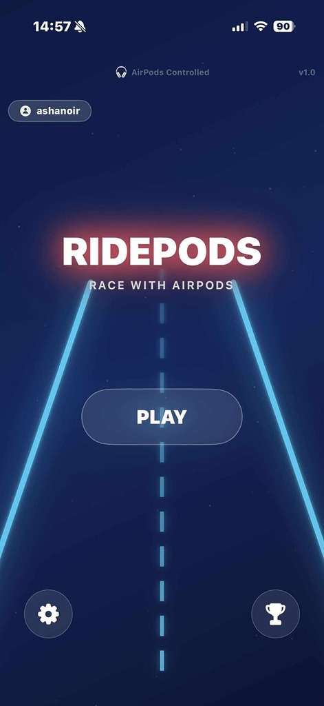《RidePods - Race with Head》是首款利用 Apple AirPods 作為可穿戴式動作控制器來操作的遊戲，類似於 Nintendo Switch 的 Joy-Con 手掣，讓玩家透過頭部傾斜來控制遊戲，而非傳統的滑動屏幕或傾斜裝置來控制。