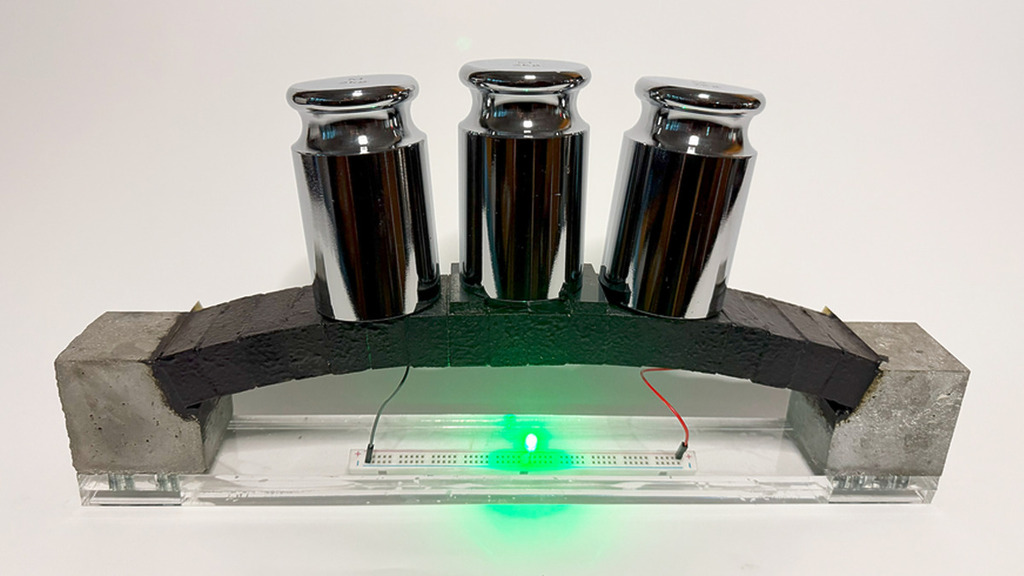 MIT 展示的導電子碳混凝土 (ec³) 同時具備承重與儲能能力。