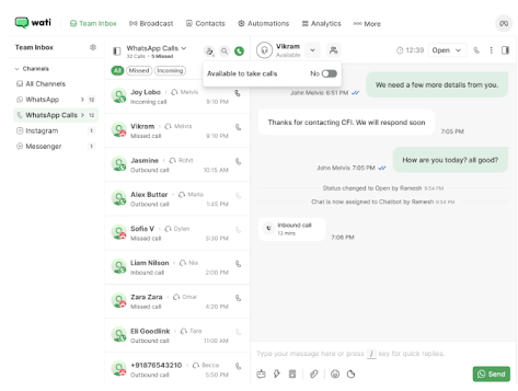 WhatsApp 語音通話功能會加入通話錄音、重點摘要、洞察分析及滿意度評分等 AI 功能。