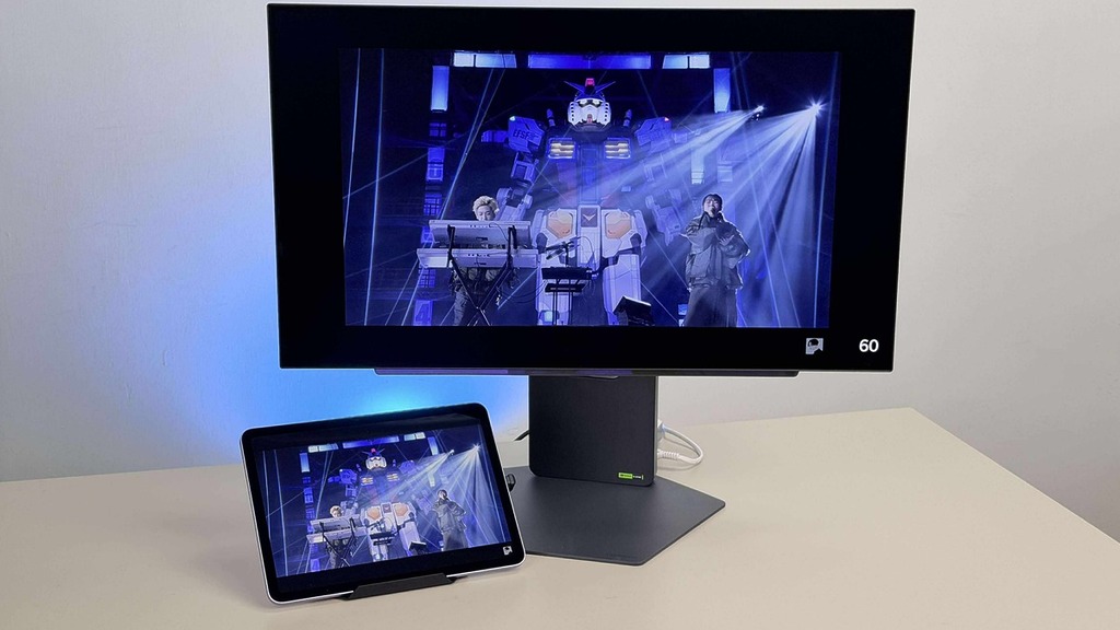 從 iPad Air 輸出到顯示器,觀看影片畫面效果不錯。