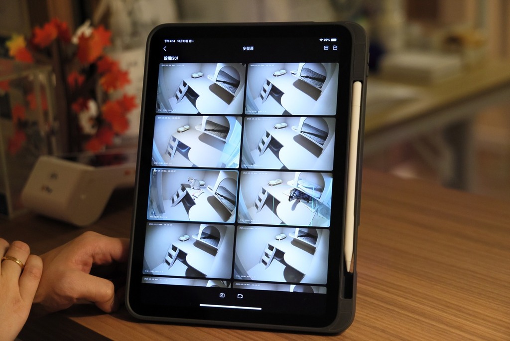 無論鏡頭數量多少,透過 Omada Central Essentials 平台內的 Cloud Video Management System(VMS),即可在電腦、平板或大型屏幕上不同分割畫面查看所有 VIGI 鏡頭影像,在單一介面中一覽無遺。