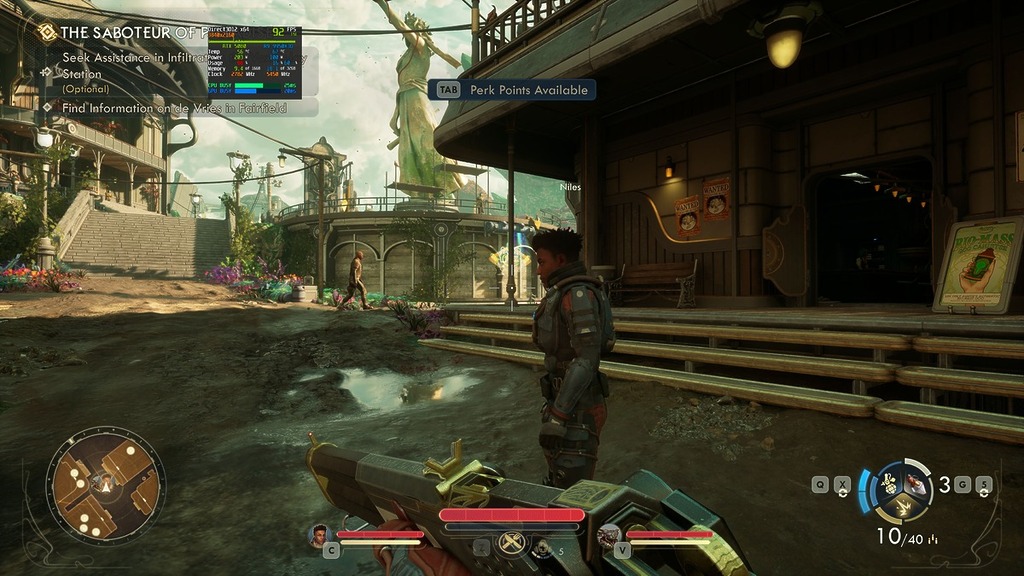 維持「非常高」+硬件光追渲染畫質的話,配上影格生成 2x 仍有 90FPS 左右,算是可以接受。