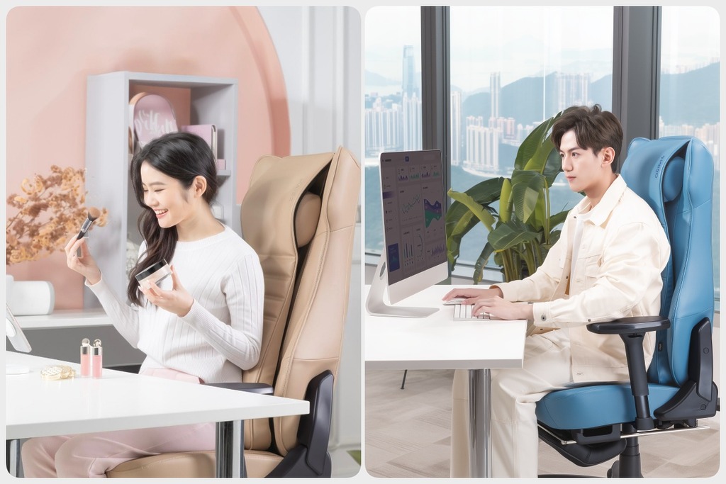 無論是辦公室還是居家工作，OSIM uErgoh按摩電腦椅會是舒適和配合環境的更佳電腦椅選擇。