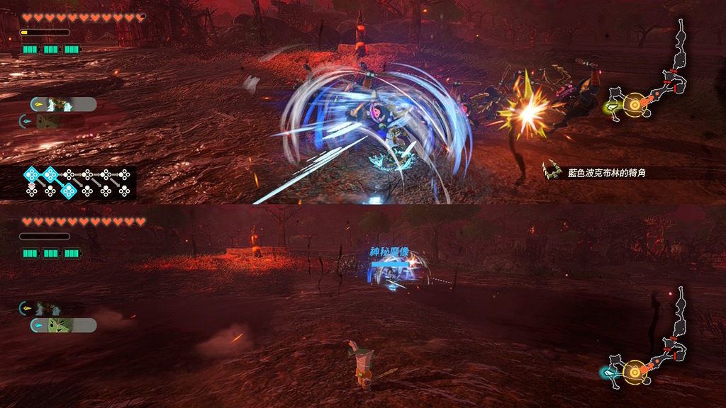 支援分割畫面遊玩