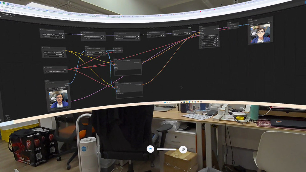 在 Ultra-Wide 下整個屏幕幾乎橫跨三張辦公桌，你的 workflow 有多大都能一版看通吧？
